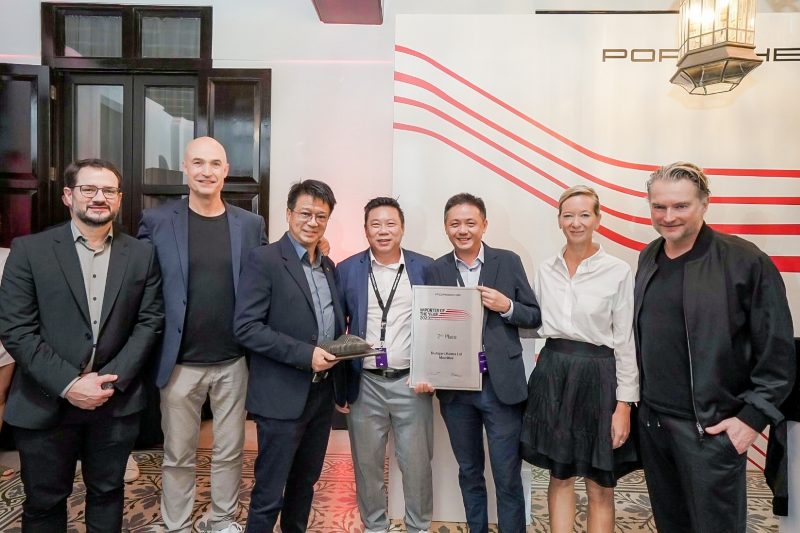 Le Centre Porsche Île Maurice remporte la deuxième place du Importer of the Year Award pour la deuxième année consécutive